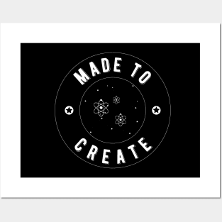 Made to create - Law of attraction Posters and Art